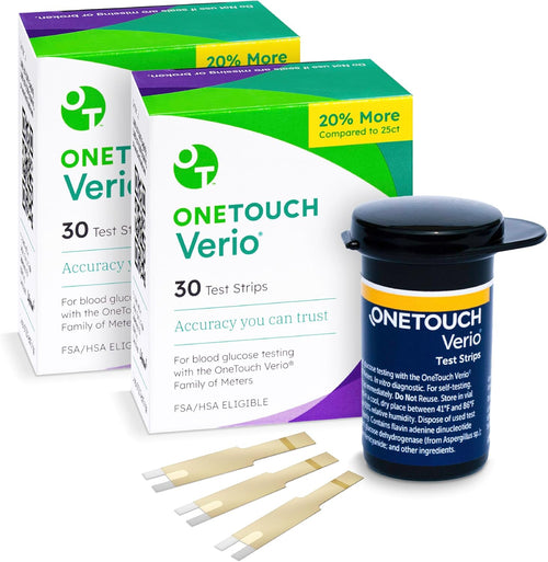 OneTouch Verio Test Strips for Diabetes Value Pack - 60 Count
